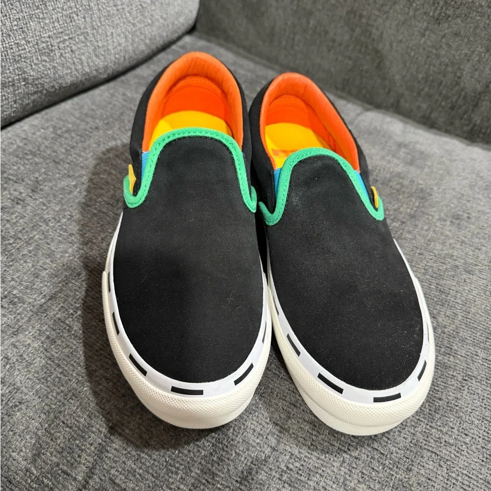 Vans Dobale x Classic Slip-On Vault LX 'Black Multi' Skate Mens 6.5 Womens 8 New - Picture 3 of 7